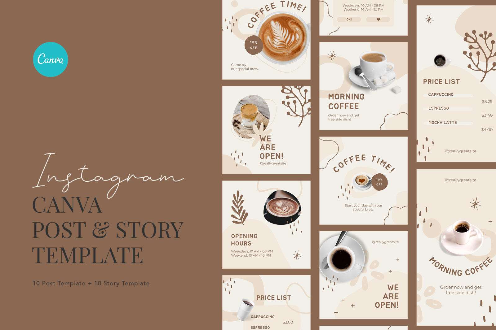Vanilla Latte Simple Abstract Coffee Shop Instagram Canva Vanilla Latte Simple Abstract Coffee Shop Instagram Canva