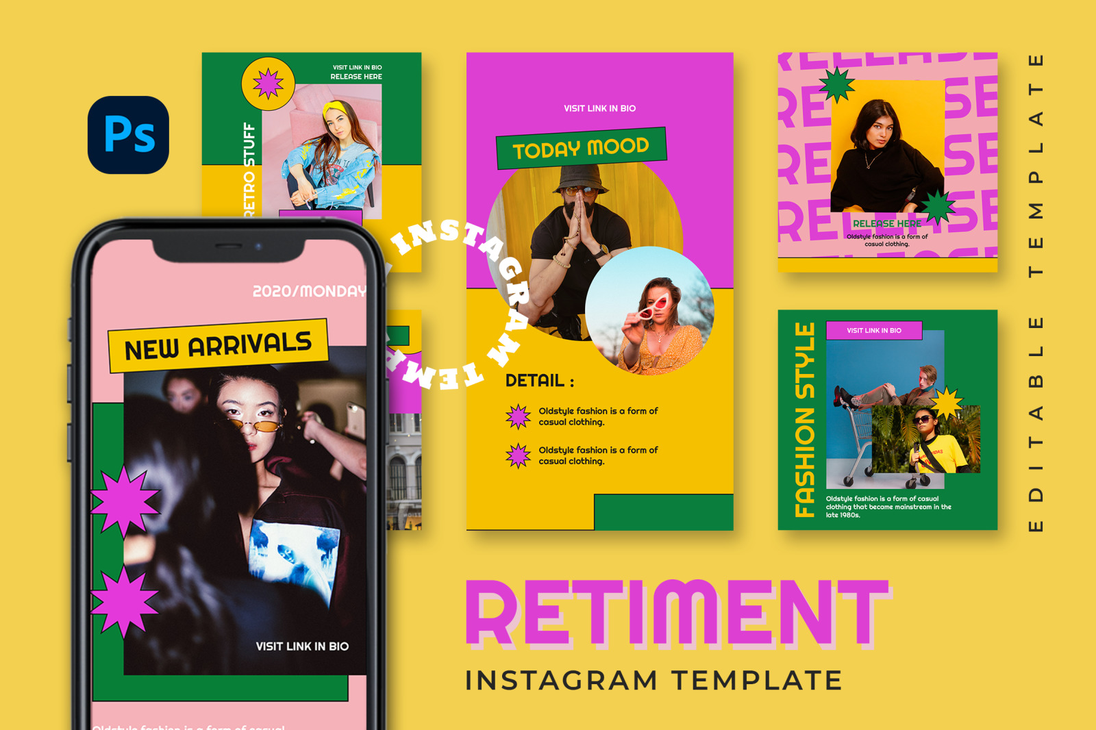 Retiment Instagram Template Retiment Instagram Template