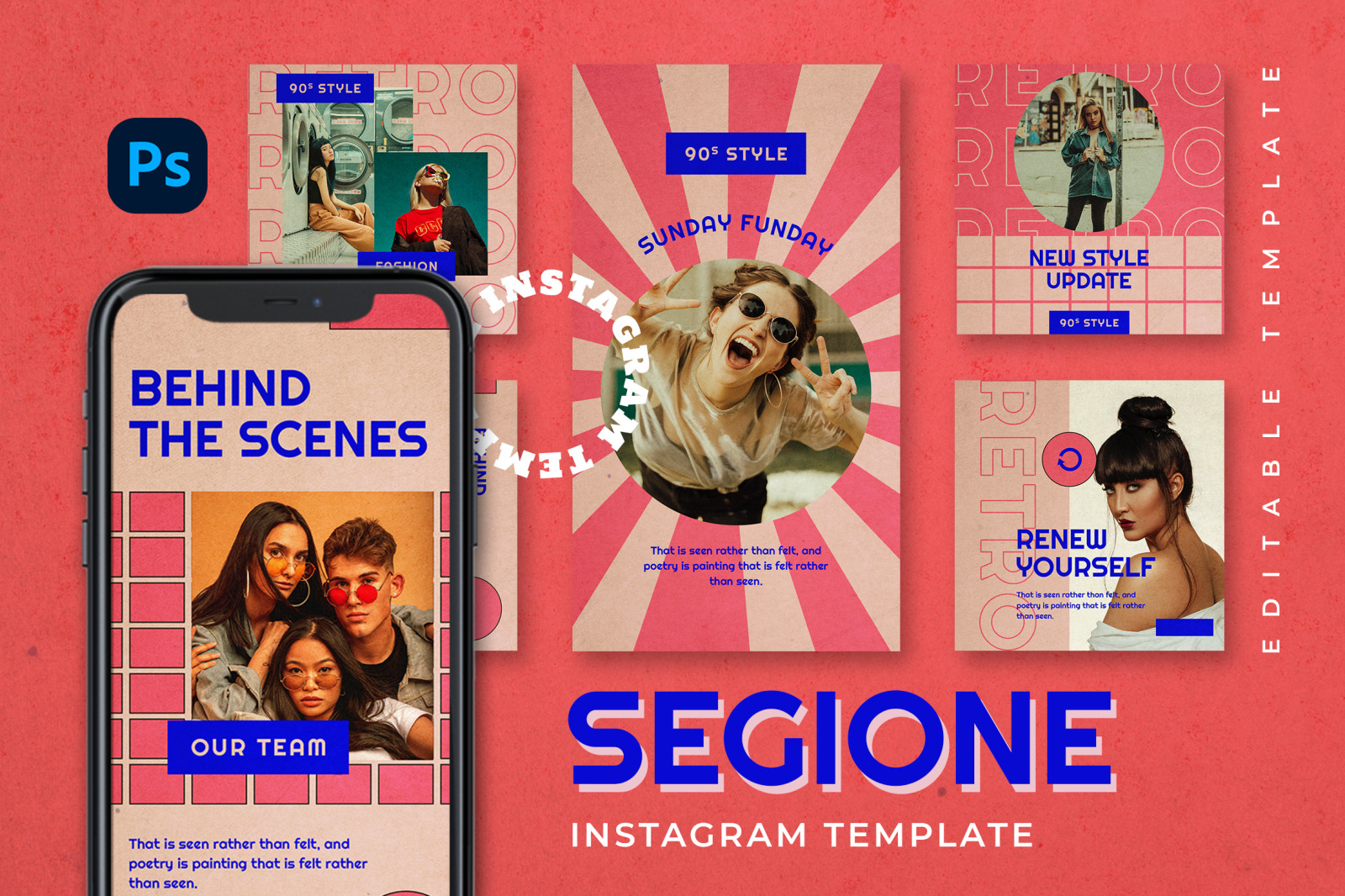 Segione Instagram Template