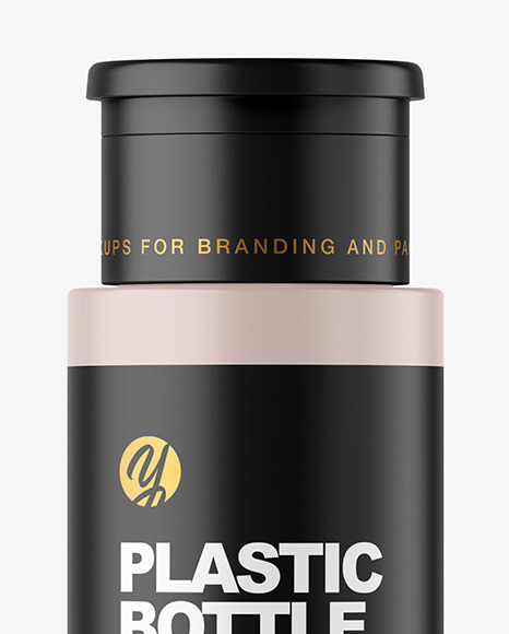 Matte Cosmetic Bottle Mockup