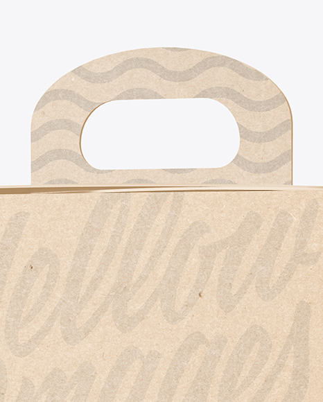 Kraft Paper Box Mockup