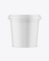 Matte Plastic Cup Mockup