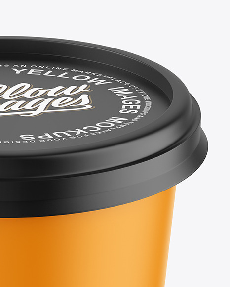 Matte Plastic Cup Mockup