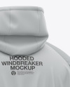 Hooded Windbreaker Mockup