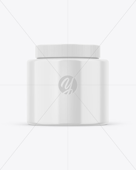 Glossy Jar Mockup