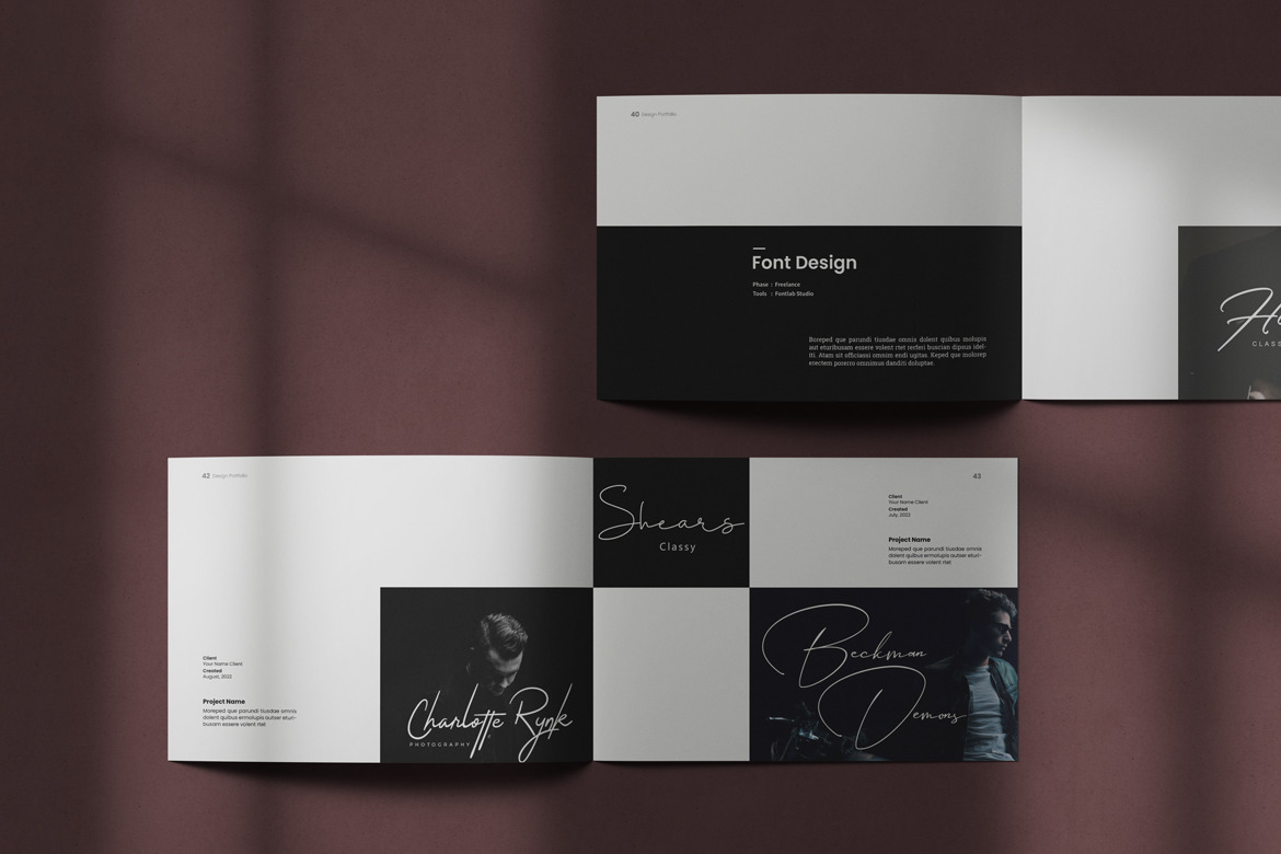 Graphic Design Portfolio Template