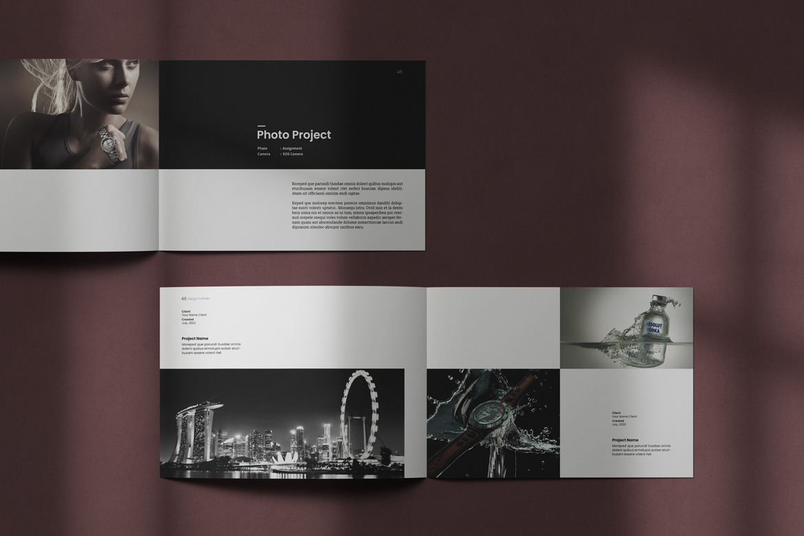 Graphic Design Portfolio Template