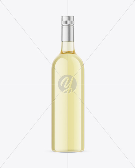 White Wine Bottle Mockup