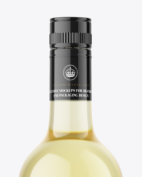 White Wine Bottle Mockup