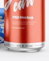Three Aluminium Drink Cans Mockup