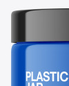 Glossy Plastic Jar Mockup