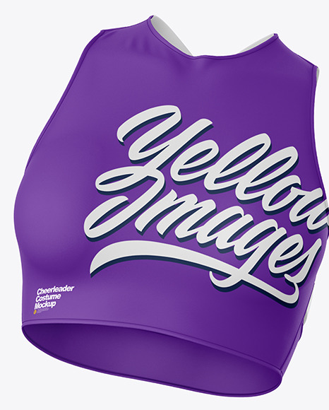 Cheerleader Costume Mockup – Front View