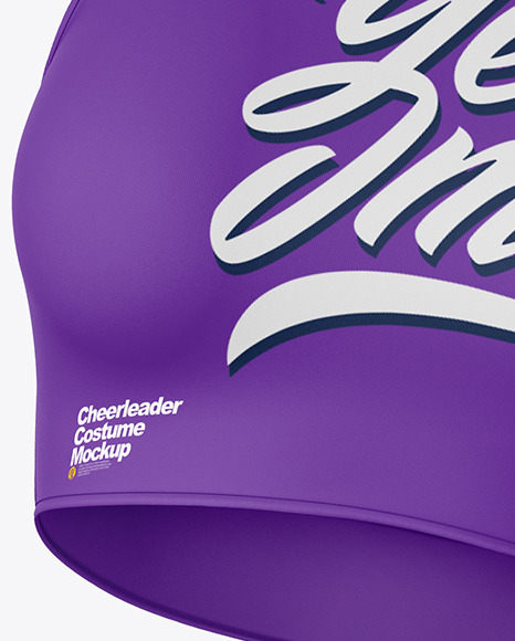Cheerleader Costume Mockup – Front View