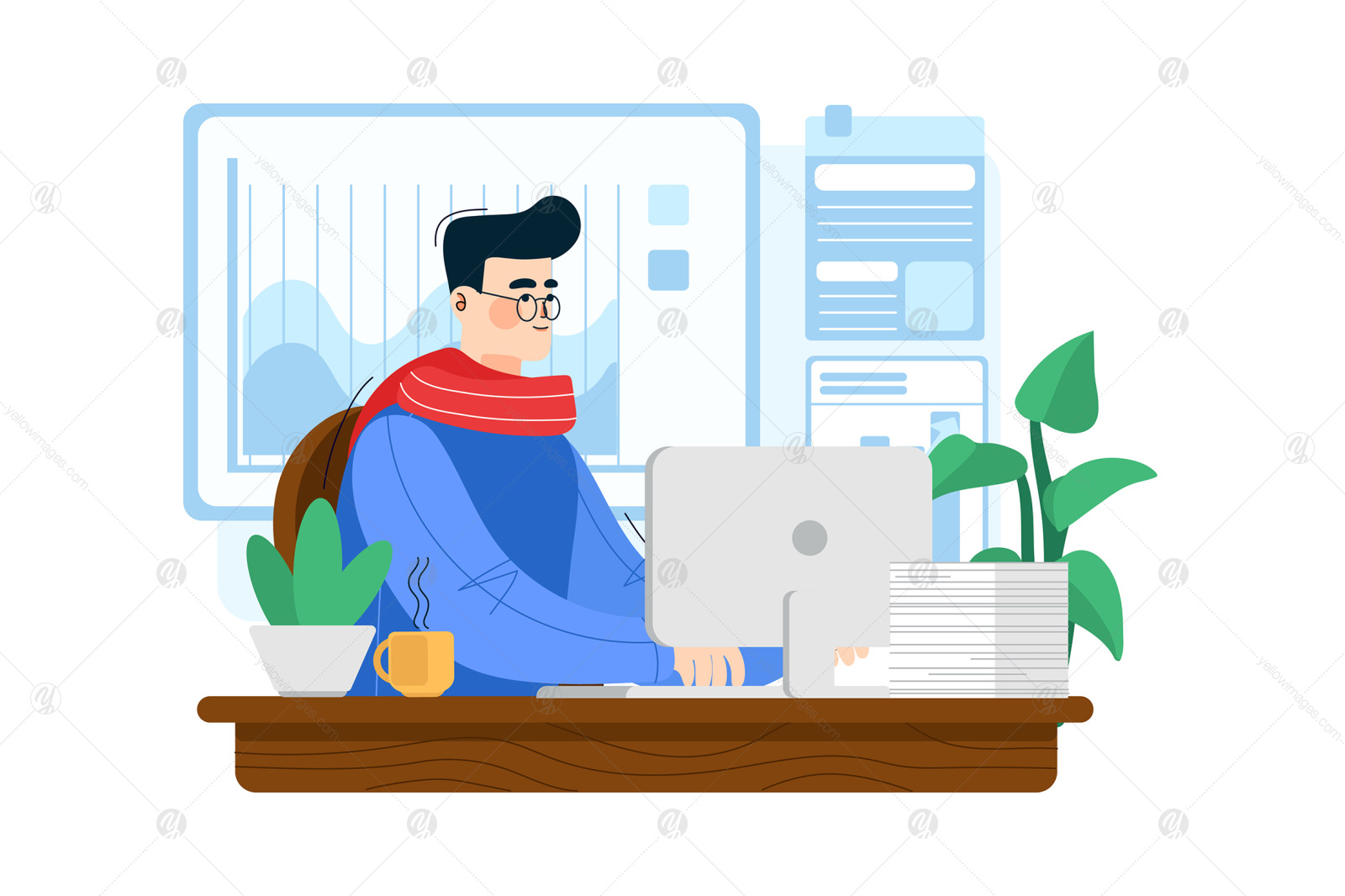 M332_ Business Illustration Pack M332_ Business Illustration Pack