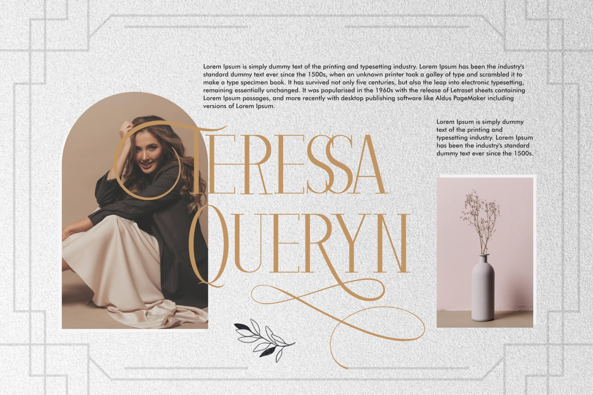 Brockley Luxury Serif Font Brockley Luxury Serif Font