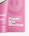 Matte Cosmetic Tube w/ Box Mockup