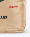 Glossy Kraft Bag Mockup