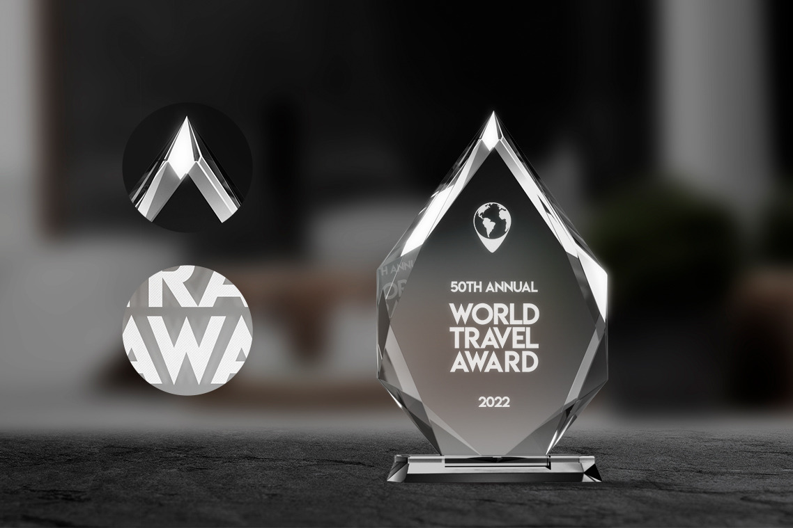 Glass Award Mockups Glass Award Mockups