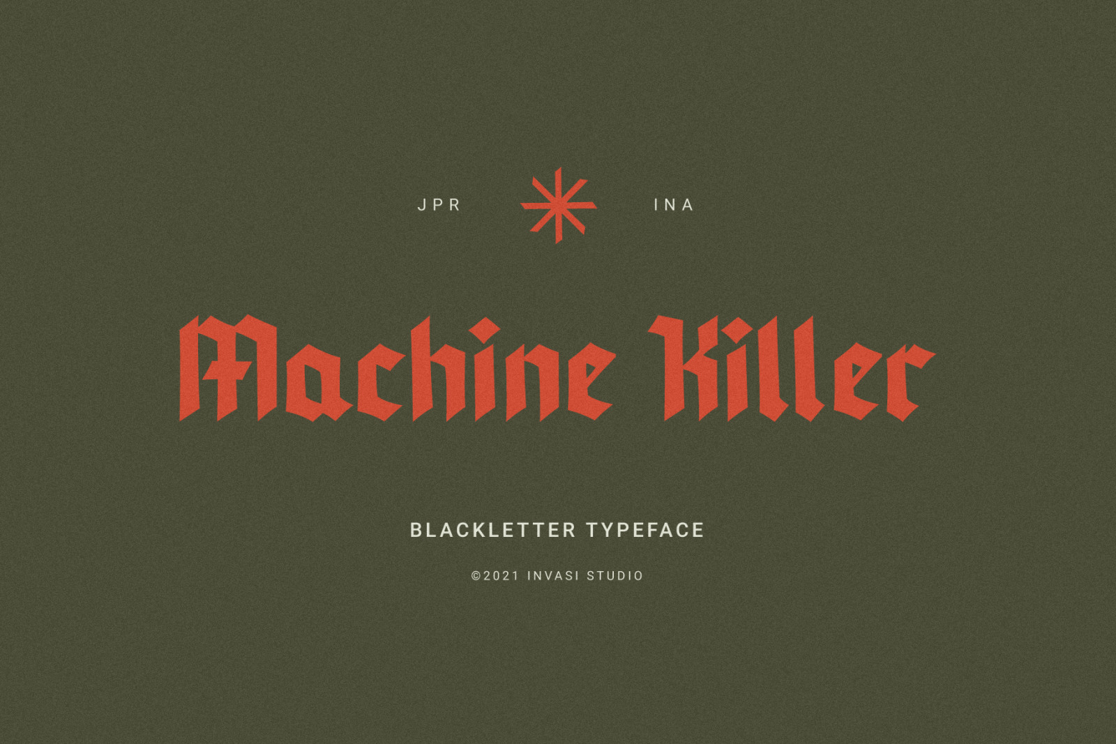 Machine Killer - Blackletter