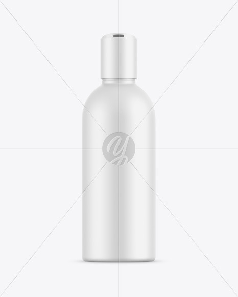 Matte Plastic Cosmetic Bottle Mockup