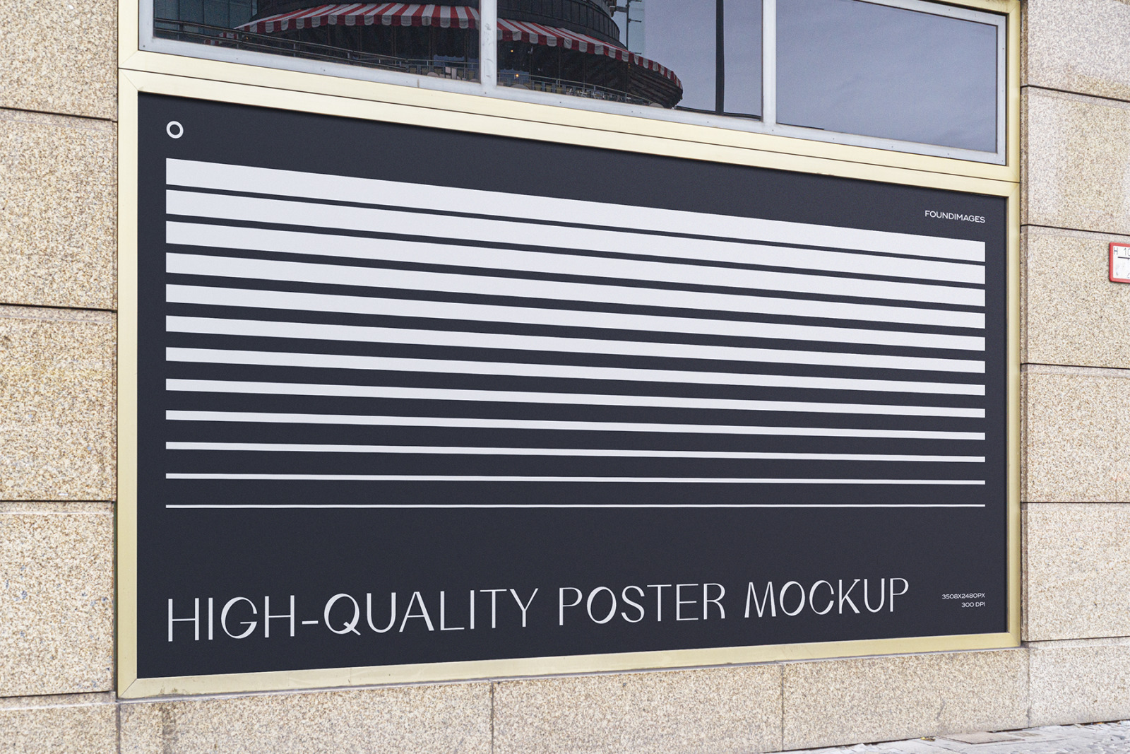 34 poster mockup bundle glued vol.3