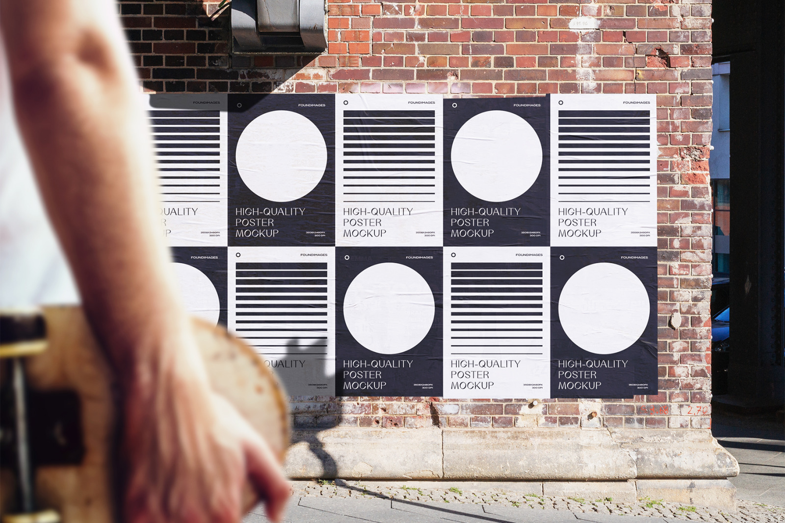 34 poster mockup bundle glued vol.3 34 poster mockup bundle glued vol.3