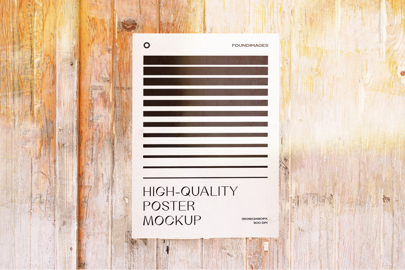 34 poster mockup bundle glued vol.3