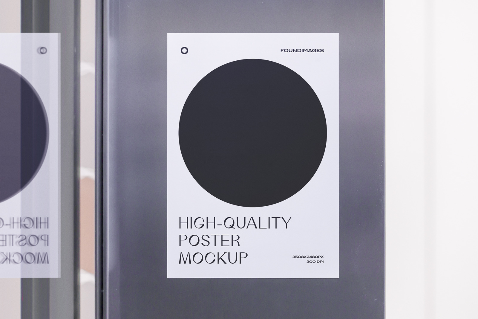 34 poster mockup bundle glued vol.3