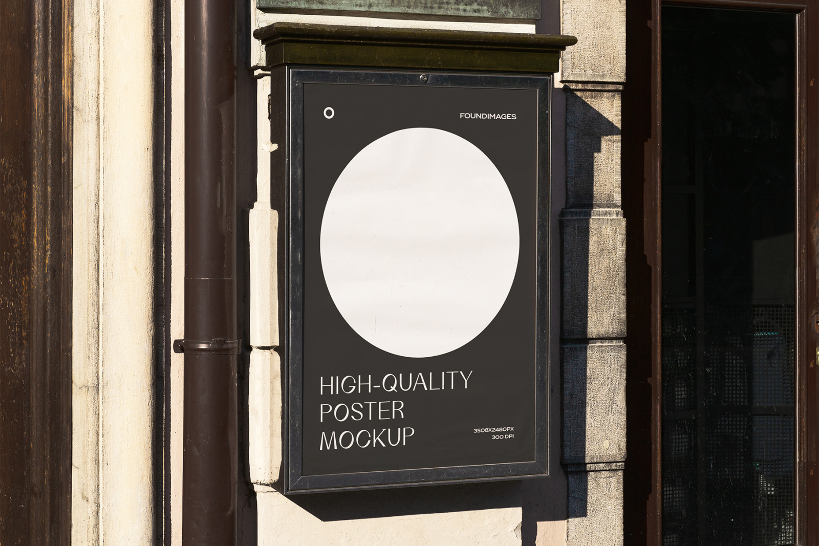 34 poster mockup bundle glued vol.3