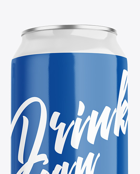 Three Aluminium Drink Cans With Glossy Finish Mockup