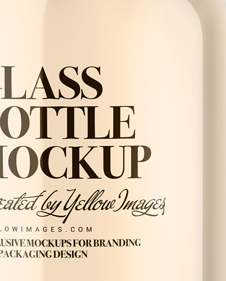 Glass Perfume Bottle Mockup