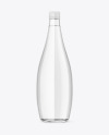 Clear Glass Bottle Mockup