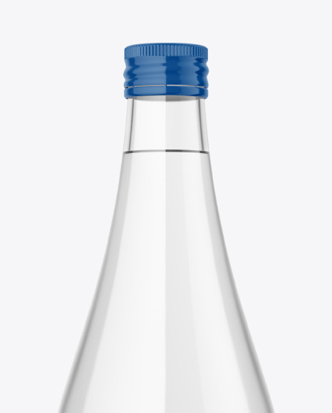 Clear Glass Bottle Mockup