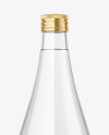Clear Glass Bottle Mockup