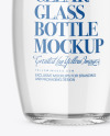 Clear Glass Bottle Mockup