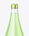 Clear Glass Bottle w/ Color Liquid Mockup