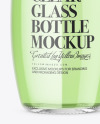 Clear Glass Bottle w/ Color Liquid Mockup