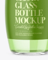 Clear Glass Bottle w/ Color Liquid Mockup