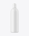 Glossy Plastic Cosmetic Bottle Mockup