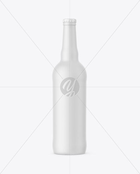 Ceramic Beer Bottle Mockup