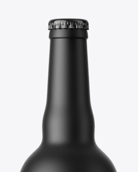 Ceramic Beer Bottle Mockup