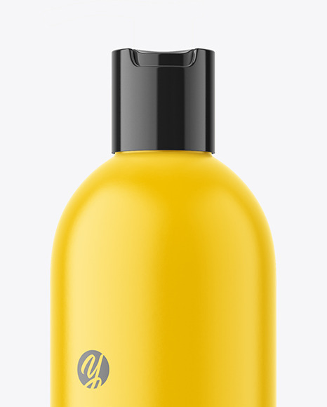 Matte Plastic Cosmetic Bottle Mockup Matte Plastic Cosmetic Bottle Mockup