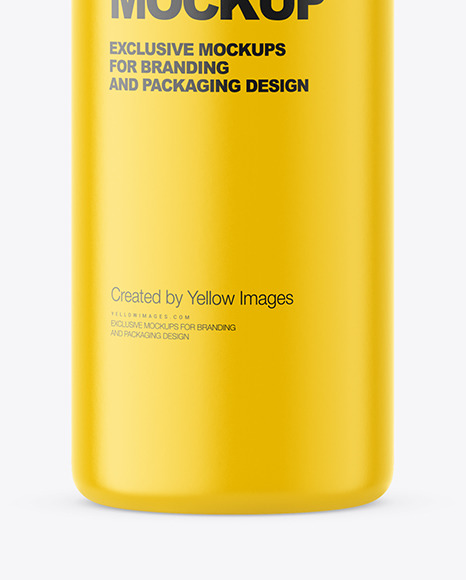 Matte Plastic Cosmetic Bottle Mockup Matte Plastic Cosmetic Bottle Mockup