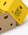 Box with Bananas Mockup