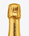 Dark Glass Champagne Bottle Mockup Dark Glass Champagne Bottle Mockup