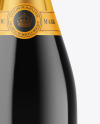 Dark Glass Champagne Bottle Mockup Dark Glass Champagne Bottle Mockup