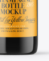 Dark Glass Champagne Bottle Mockup Dark Glass Champagne Bottle Mockup