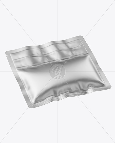 Matte Metallic Pouch Mockup