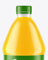 Orange Juice Plastic Bottle Mockup