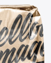 Matte Metallic Bag Mockup